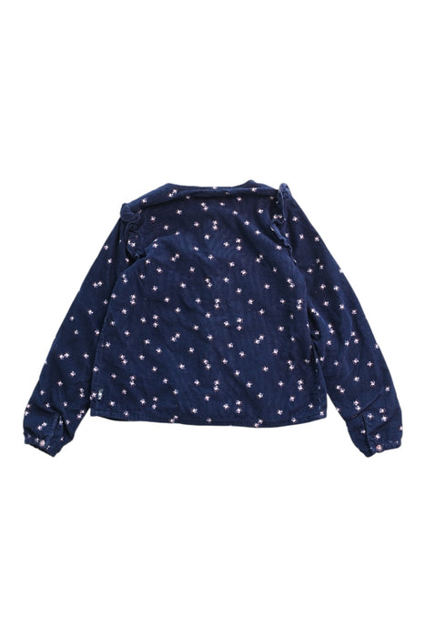 A Navy Long Sleeve Shirts from Sergent Major in size 10Y for girl. (Back View)