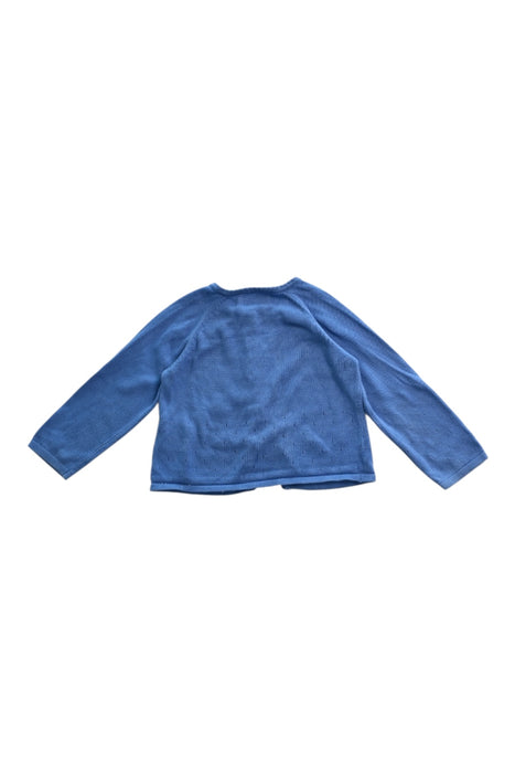 A Blue Cardigans from Cyrillus in size 18-24M for girl. (Back View)