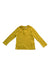 A Yellow Long Sleeve Tops from Petit Bateau in size 3T for girl. (Front View)