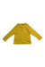 A Yellow Long Sleeve Tops from Petit Bateau in size 3T for girl. (Back View)
