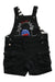 A Black Overall Shorts from Du Pareil au même in size 18-24M for boy. (Front View)