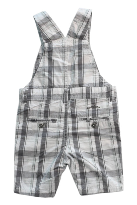A White Overall Shorts from Cadet Rousselle in size 6-12M for boy. (Back View)