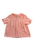 A Peach Short Sleeve Shirts from Cyrillus in size 8Y for girl. (Back View)