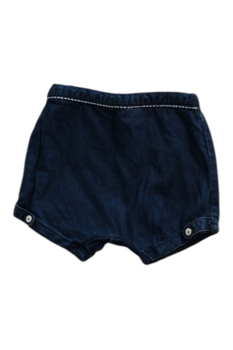 A Navy Bloomers from Jacadi in size 3-6M for neutral. (Front View)