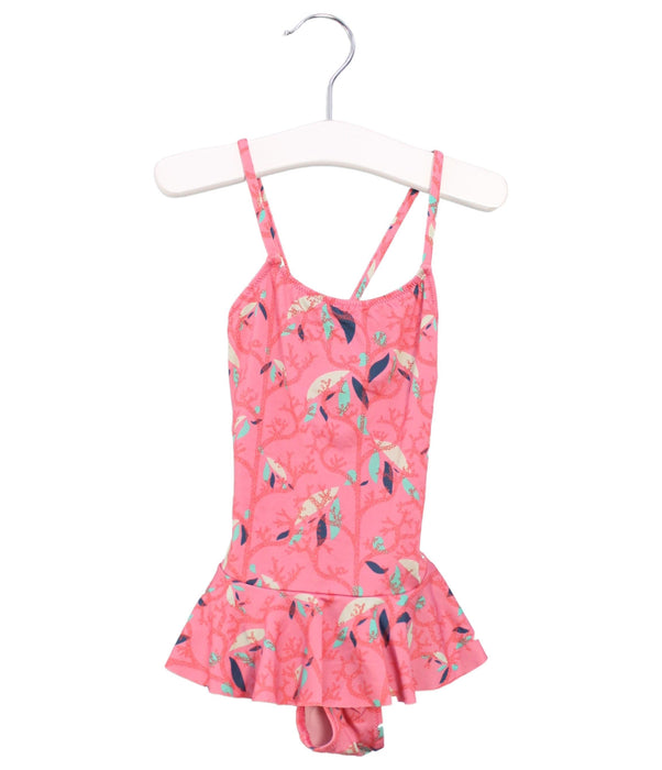 A Pink Swimsuits from Vilebrequin in size 2T for girl. (Front View)