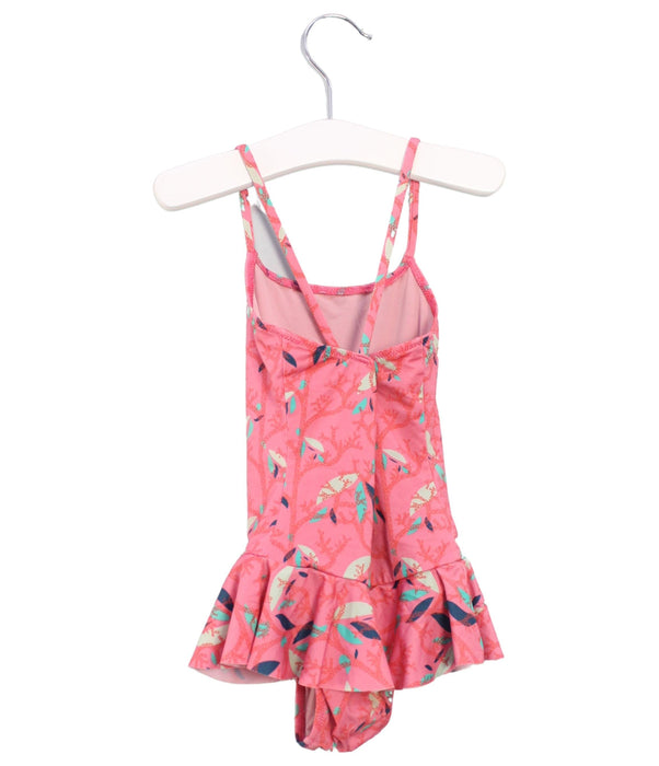 A Pink Swimsuits from Vilebrequin in size 2T for girl. (Back View)