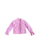 A Pink Puffer/Quilted Jackets from Moncler in size 8Y for girl. (Front View)
