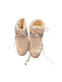 A White Winter Boots from Moon Boot in size 6T for neutral. (Front View)