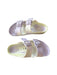 A Beige Sandals from Birkenstock in size 7Y for girl. (Back View)