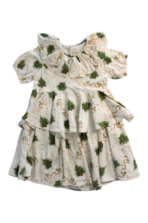 A Multicolour Short Sleeve Dresses from Konges Sløjd in size 10Y for girl. (Front View)