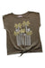 A Brown Short Sleeve Tops from Du Pareil au même in size 3T for girl. (Front View)