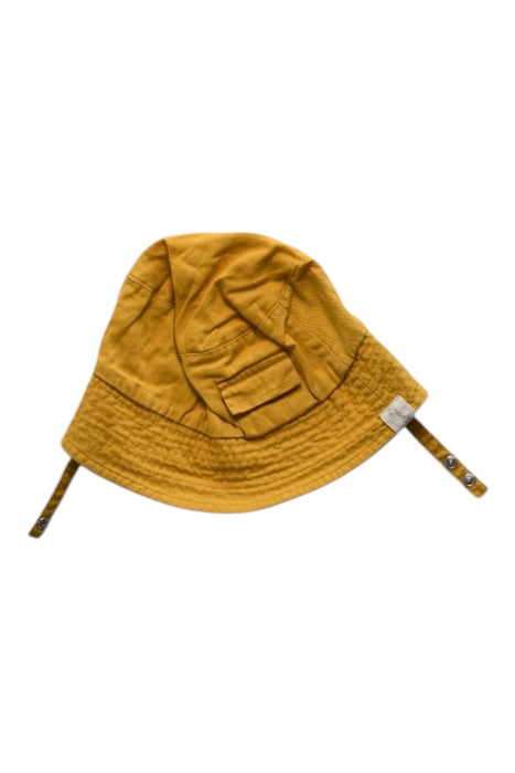 A Yellow Sun Hats from Orchestra in size 3T for neutral. (Front View)