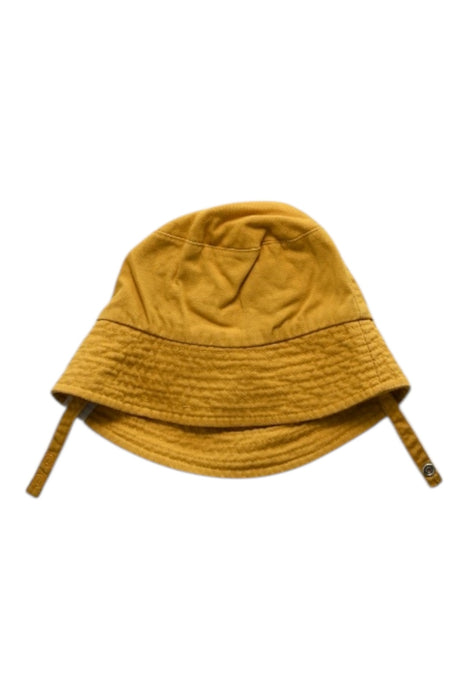 A Yellow Sun Hats from Orchestra in size 3T for neutral. (Back View)