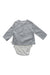 A Blue Long Sleeve Bodysuits from Sergent Major in size 6-12M for boy. (Back View)