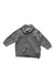 A Grey Cardigans from La Compagnie des Petits in size 3-6M for boy. (Front View)