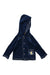 A Navy Buttoned Sweatshirts from Sergent Major in size 6-12M for boy. (Front View)