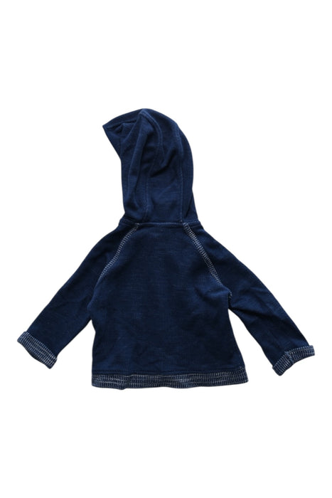 A Navy Buttoned Sweatshirts from Sergent Major in size 6-12M for boy. (Back View)