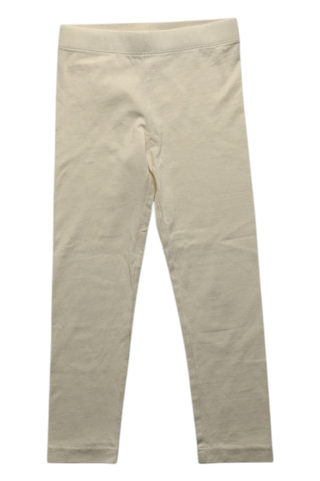 A Beige Leggings from Orchestra in size 4T for girl. (Front View)
