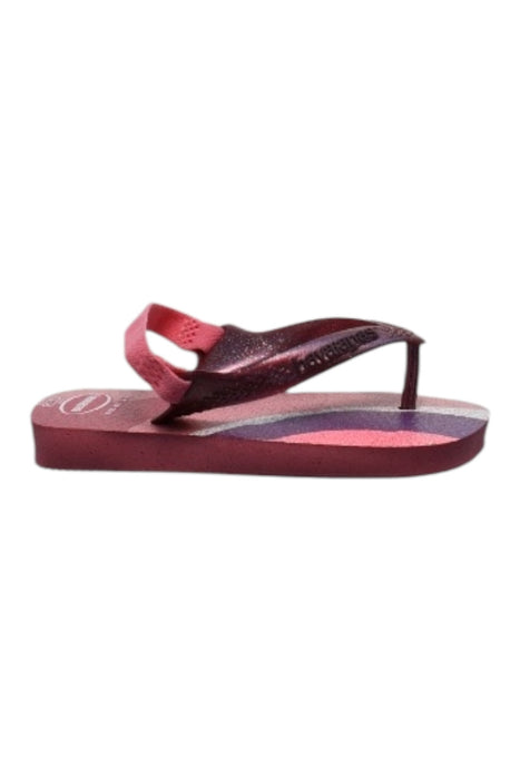 A Multicolour Flip Flops from Havaianas in size 3T for girl. (Back View)