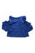 A Blue Short Sleeve Tops from Monnalisa in size 6T for girl. (Back View)