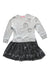 A Grey Dress Sets from Monsoon in size 6T for girl. (Front View)