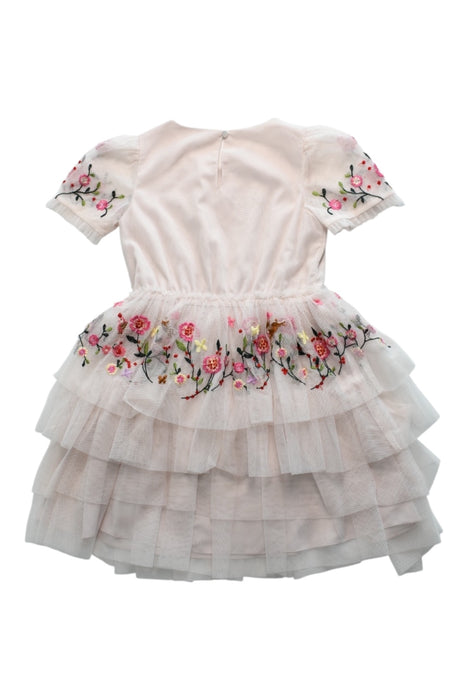 A Multicolour Short Sleeve Dresses from Monsoon in size 7Y for girl. (Back View)