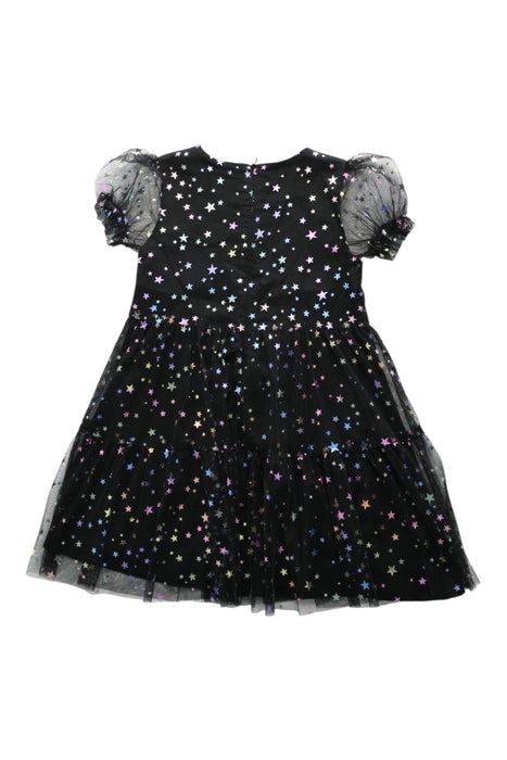 A Multicolour Short Sleeve Dresses from Piccolini in size 6T for girl. (Back View)