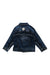A Blue Lightweight Jackets from Monnalisa in size 5T for girl. (Back View)