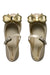 A Ivory Flats from Mini Melissa in size 6T for girl. (Front View)