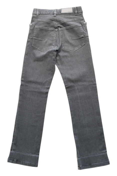 A Grey Jeans from Dior in size 10Y for girl. (Back View)