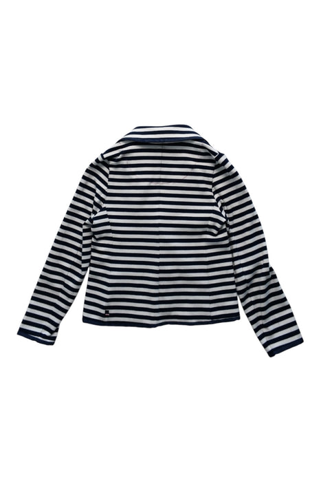 A Navy Blazers from Tommy Hilfiger in size 7Y for girl. (Back View)