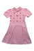 A Pink Short Sleeve Dresses from Gucci in size 10Y for girl. (Front View)