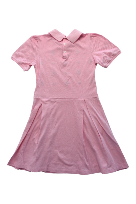 A Pink Short Sleeve Dresses from Gucci in size 10Y for girl. (Back View)