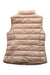 A Beige Outerwear Vests from Moncler in size 6T for girl. (Back View)