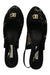 A Black Dress Shoes from Dolce & Gabbana in size 7Y for girl. (Front View)