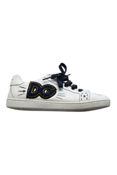 A White Sneakers from Dolce & Gabbana in size 7Y for neutral. (Back View)
