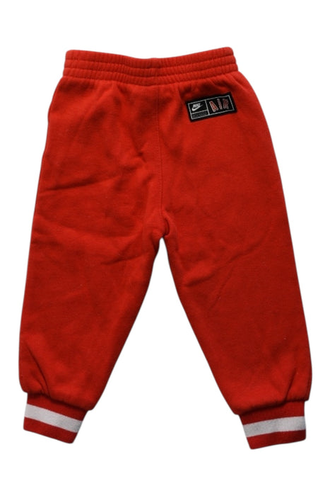 A Red Sweatpants from Nike in size 12-18M for boy. (Back View)