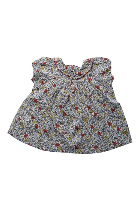 A Multicolour Short Sleeve Tops from Bout'Chou in size 2T for girl. (Back View)