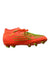 A Orange Cleats/Soccer Shoes from Adidas in size 7Y for boy. (Back View)