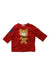A Red Long Sleeve T Shirts from Miki House in size 6-12M for boy. (Front View)