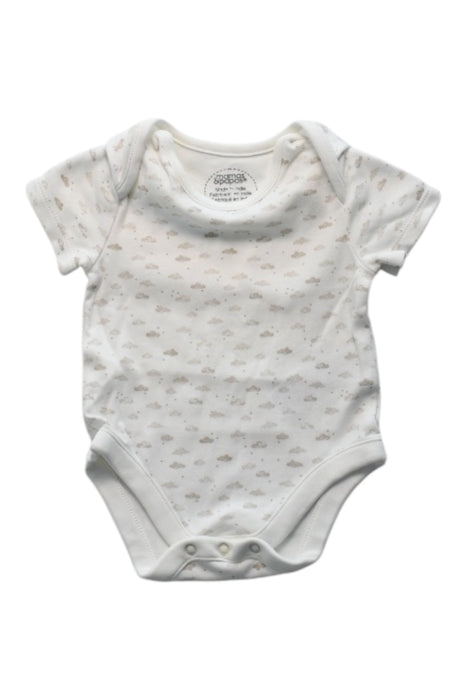 A White Short Sleeve Bodysuits from Mamas & Papas in size Newborn for neutral. (Front View)
