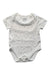 A White Short Sleeve Bodysuits from Mamas & Papas in size Newborn for neutral. (Front View)