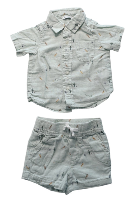 A Multicolour Shorts Sets from Janie & Jack in size 3-6M for boy. (Front View)