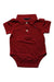 A Red Short Sleeve Bodysuits from Tommy Hilfiger in size 3-6M for neutral. (Front View)
