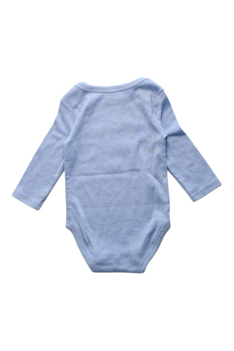 A Blue Long Sleeve Bodysuits from Nike in size 3-6M for neutral. (Back View)
