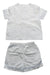 A White Shorts Sets from Mamas & Papas in size 3-6M for neutral. (Back View)