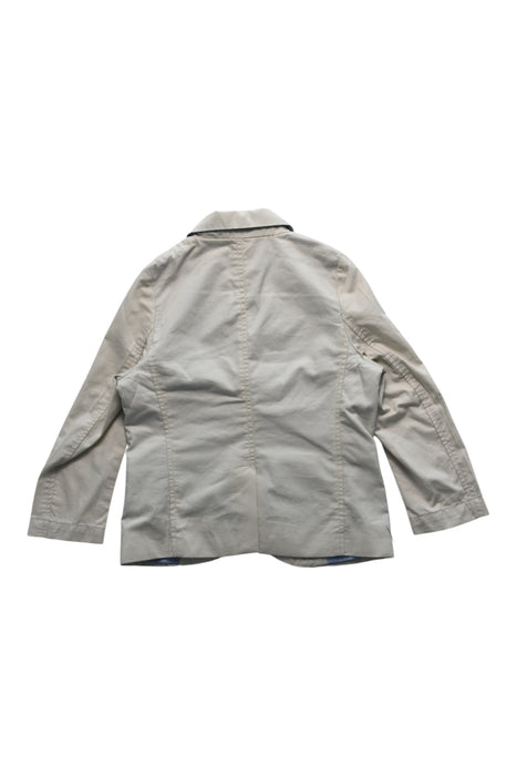 A Beige Blazers from Petit Bateau in size 18-24M for boy. (Back View)