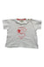 A White Short Sleeve T Shirts from Bonnet à Pompon in size 12-18M for boy. (Front View)