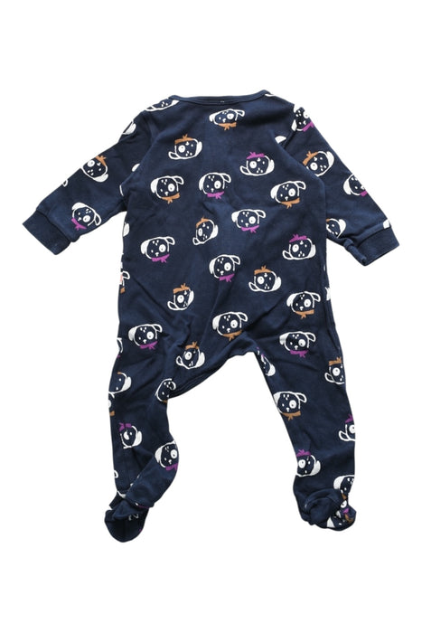 A Navy Onesies from Catimini in size 3-6M for neutral. (Back View)