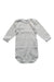 A White Long Sleeve Bodysuits from Petit Bateau in size 3T for neutral. (Front View)
